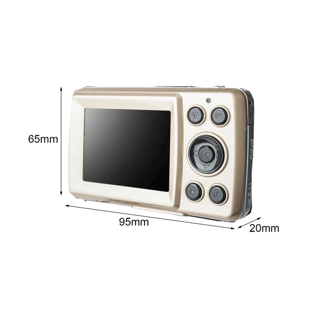 Портативный мини 2,4 дюймовый TFT ЖК-экран дисплей высокой четкости камера для съемки Карманная камера автоматическая четкая съемка
