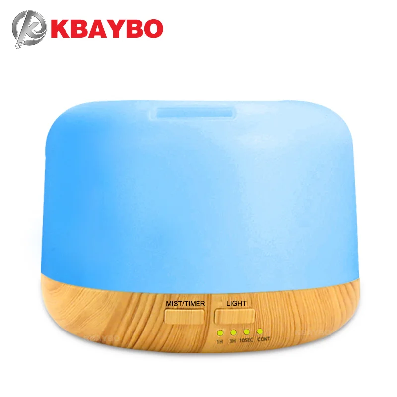 

300ml Air Humidifier Aroma Lamp Aromatherapy Electric Aroma Diffuser 7 Color LED Light Wood grain Essential Oil Diffuser