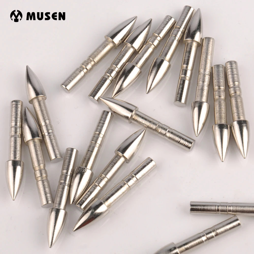 New 20/40/100pcs Arrow Heads Target Point OD 4mm Stainless Steel