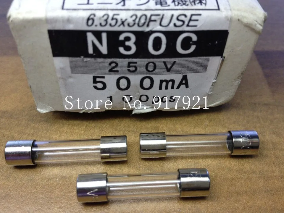[ZOB] Японский страховочный предохранитель N30C 500MA 250V 6X30 UEC -- 200 шт./лот | Обустройство