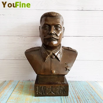 

Bronze celebrity statue art crafts celebrity half-length bust sculpture collection souvenir teaching commemorative special home