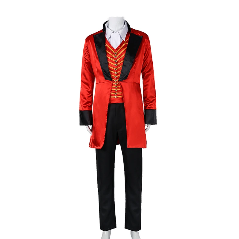 

Hot Movie The Greatest Showman Costume P.T. Barnum Cosplay Costume Adult Men Outfit Version Two Halloween Costumes Custom Made