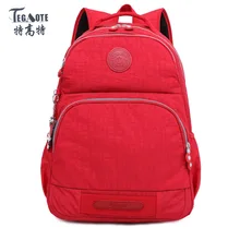 TEGAOTE Light Pattern Рюкзак Женщины Mochila Feminina Водонепроницаемый Нейлон Рюкзак Женский Весна Компьютер Рюкзак bolsa