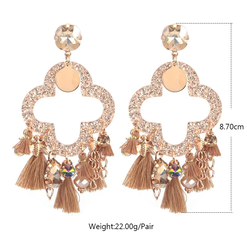 Earrings for woman Champagne Size