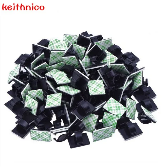 KEITHNICO 20pcs Adhesive Car font b Cable b font Clips font b Cable b font font