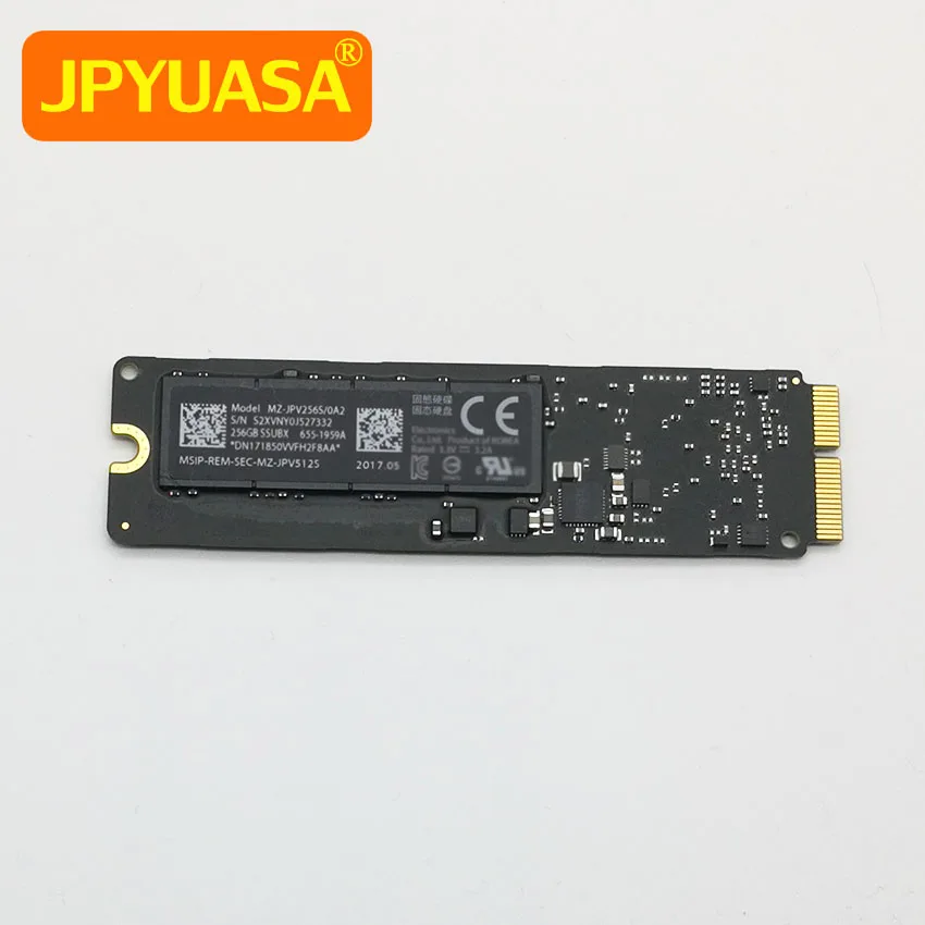 Натуральная 2015 год для MacBook Air & Pro Retina 11 "13" 15 "A1502 A1398 A1466 A1465 SSD твердотельный накопитель 256 ГБ