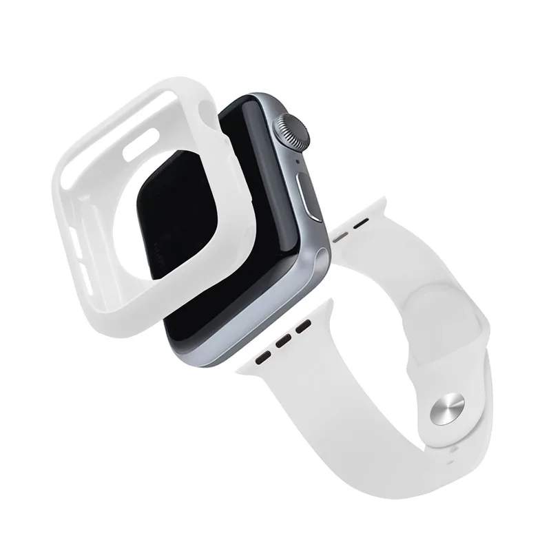 TPU case and Watchband 2 in 1 Set protectiver Bumper for Apple watch band 42/38/44/40mm Bracelet Strap for iWatch series 4/3/2/1 TPU case and Watchband 2 in 1 Set protectiver Bumper for Apple watch band 42/38/44/40mm Bracelet Strap for iWatch series 4/3/2/1