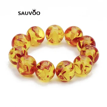 

40PCS Round CCB Hole Imitation Amber Beads 8mm Necklace / Bracelet / Anklet And Other Jewelry Handmade diy