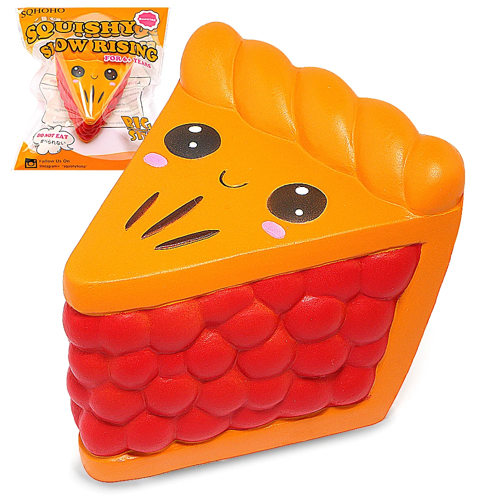 Мультфильм Jumbo мягкий шоколадный короткий торт Squishies крем Ароматические
