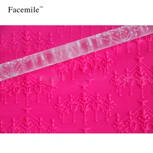 Droplight Дизайн Помады Торт Украшения Акриловые Скалкой прозрачный Скульптура фактурным тиснением ROLLER ИНСТРУМЕНТЫ 16x1 см 52002