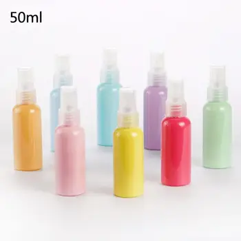 

5Pcs 50ml Refillable Empty Spray Bottle Sweet Macaron Candy Color Makeup Water Toner Storage Holder Cosmetic Container Random