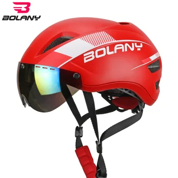 

Bolany Ultralight Bike Helmet Men Cycling Helmet MTB Road Bike Integrally-molded Helmet Outdoor Sports Safe Helmet With 58-62cm