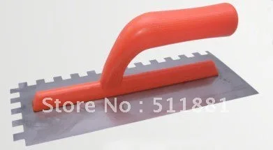 Ncctec квадратный вырез шпатель 10 мм x 10 мм зубы 12 ''длиной пластика soft grip