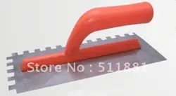 Ncctec квадратный вырез шпатель 10 мм x 10 мм зубы 12 ''длиной пластика soft grip