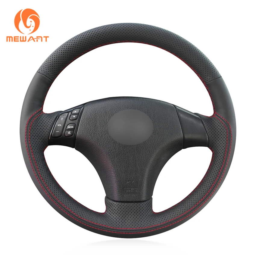 Чехол на руль MEWANT для Mazda 3 Axela черный замшевый чехол из натуральной кожи 2004 2009 5 2010 6