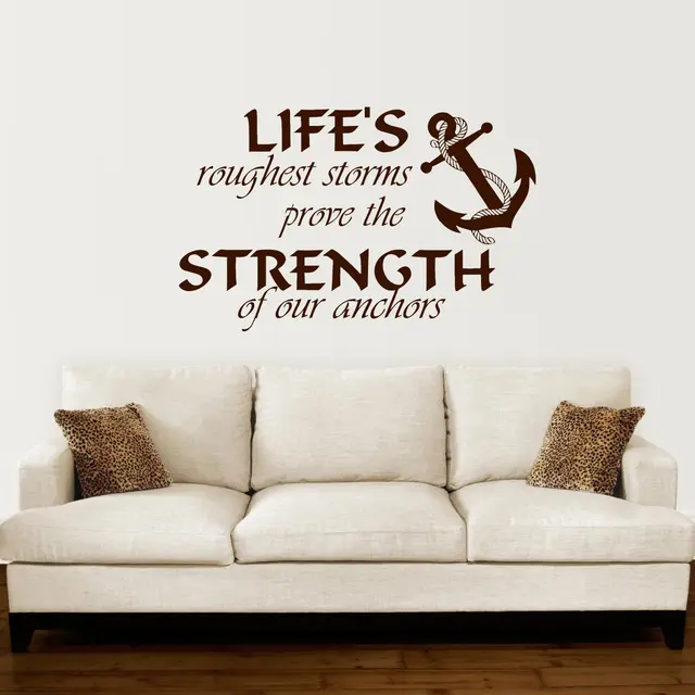 Anker Wandtattoos Zitate Nautischen Sprüche Wand Vinyl Aufkleber ... Anker Wandtattoos Zitate Nautischen Sprüche Wand Vinyl Aufkleber ...