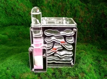 

Mini Ant Nest 80x80x80MM Acryl Insect Villa Workshop Kids Technology Class Device Biolgy Study Toys With Water Tower 5 Colors