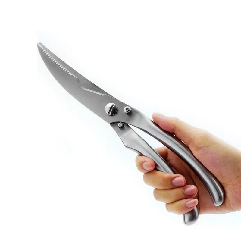 

Powerful Stainless Steel automatic rebound Scissors Multifunction Fish Chicken Scissors Kitchen hand Tools