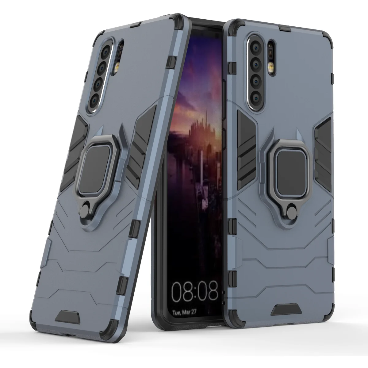 

Conelz For Huawei p30 Case Armor Case with Grip Ring Holder Stand For Huawei P30 Pro P30 lite