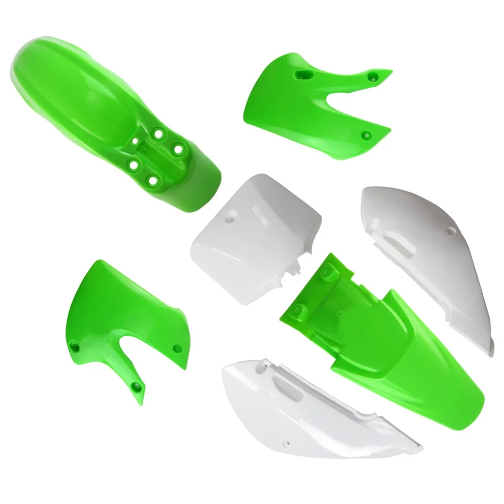 Blue JCMOTO Plastic Body Fenders Fairing Kit and Sticker Decals for Kawasaki KX65 KX 65 Pit Dirt Bike