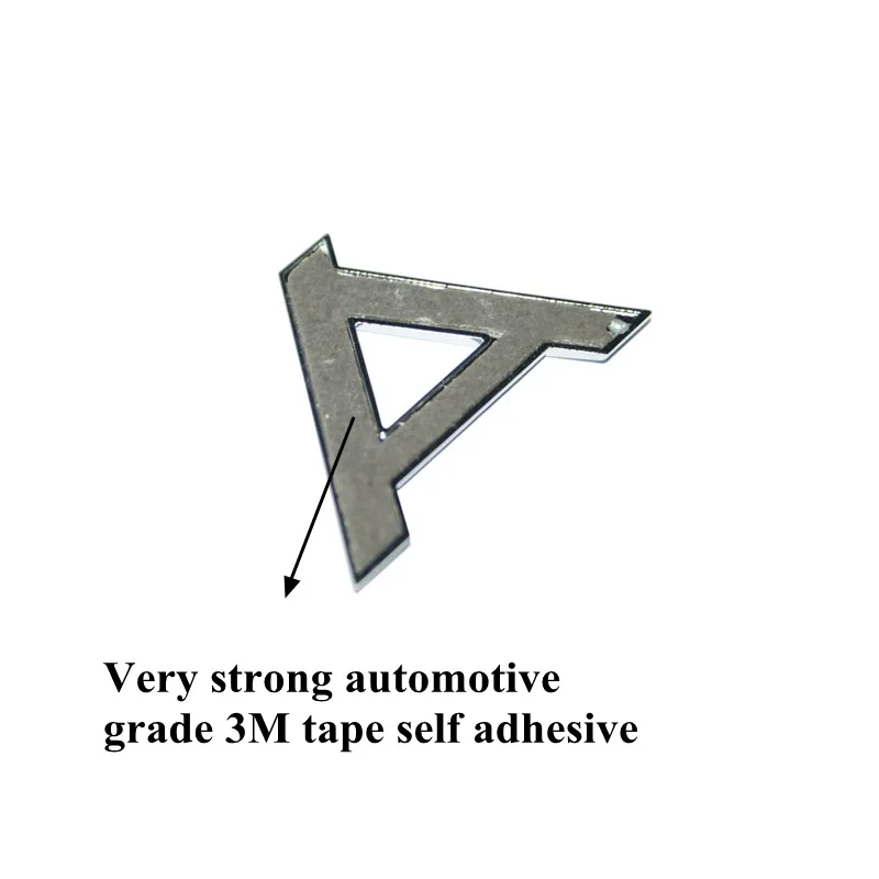 100 шт./лот A-6 Автомобильная Задняя эмблема значок эмблема наклейка