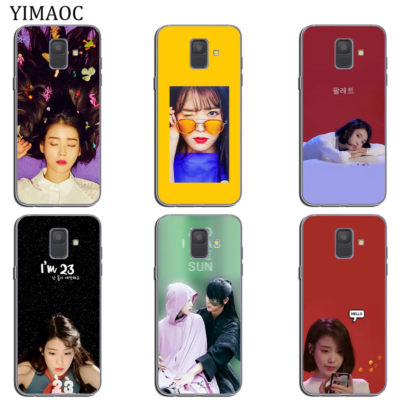 Мягкий силиконовый чехол kpop singer IU для Samsung Galaxy J8 J3 J4 J5 J6 J7 Duo 2017 A2 Core A5 2016 A9 A8 A7 A6 Plus