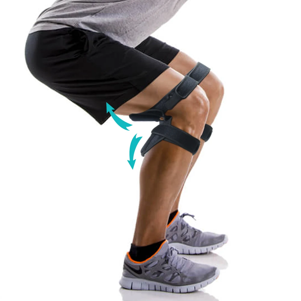 

Non-slip Joint Support Knee Pads Power Knee Pads Care Powerful Rebound Spring Force Knee Booster Lift Mountaineering Deep Care