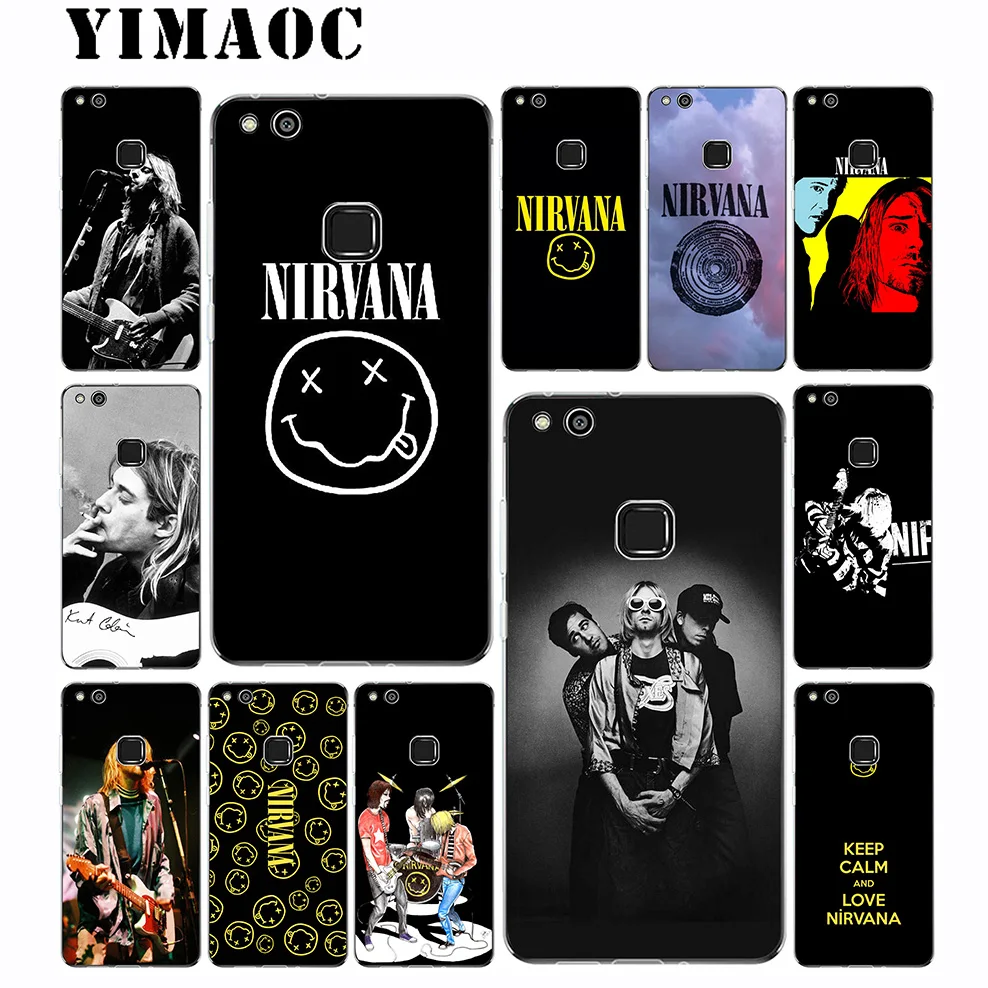 Yimaoc Nirvana полосы мягкий чехол для huawei Коврики 30 20 P30 P20 P10 P9 P8 2015 2016 2017 P Smart Lite рro |