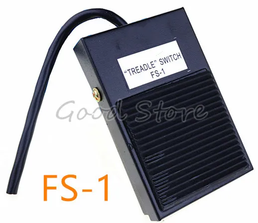 1 шт. FS 10A 250V черный Длина линии ток металлический ножные педали производитель