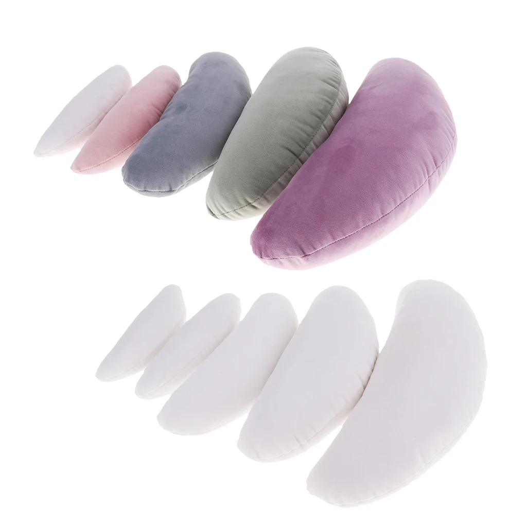 10 Pieces/Set Baby Photography Moon Pillow Posing Props White + Colorful