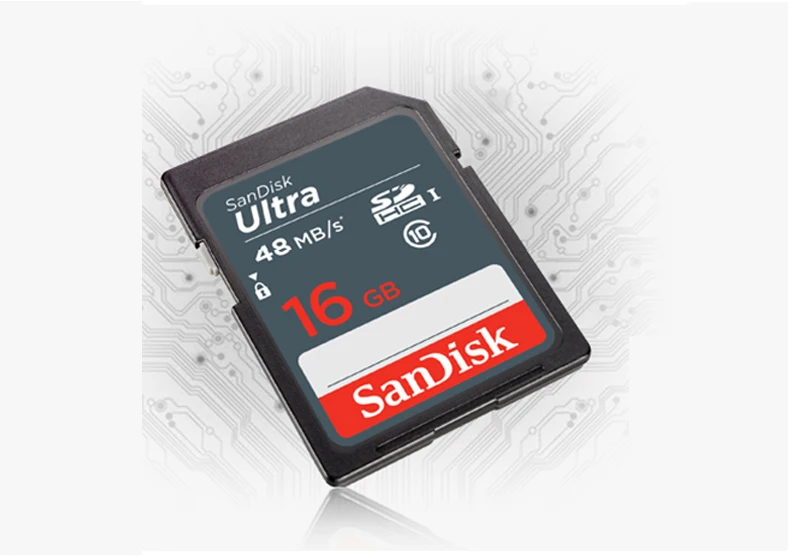 Натуральная SanDisk SD карта для Камера 48 MB 64 ГБ 32 ГБ оперативной памяти, 16 Гб встроенной памяти, флэш-карта памяти карты для Камера флэш-карта памяти SDXC карты памяти SDHC