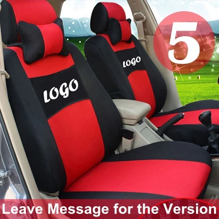 Чехлы для сидений автомобиля на заказ для Toyota LAND CRUISER PRADO чехлы для сидений сэндвич чехлы для сидений защитные аксессуары для интерьера - Название цвета: red for 5 seats