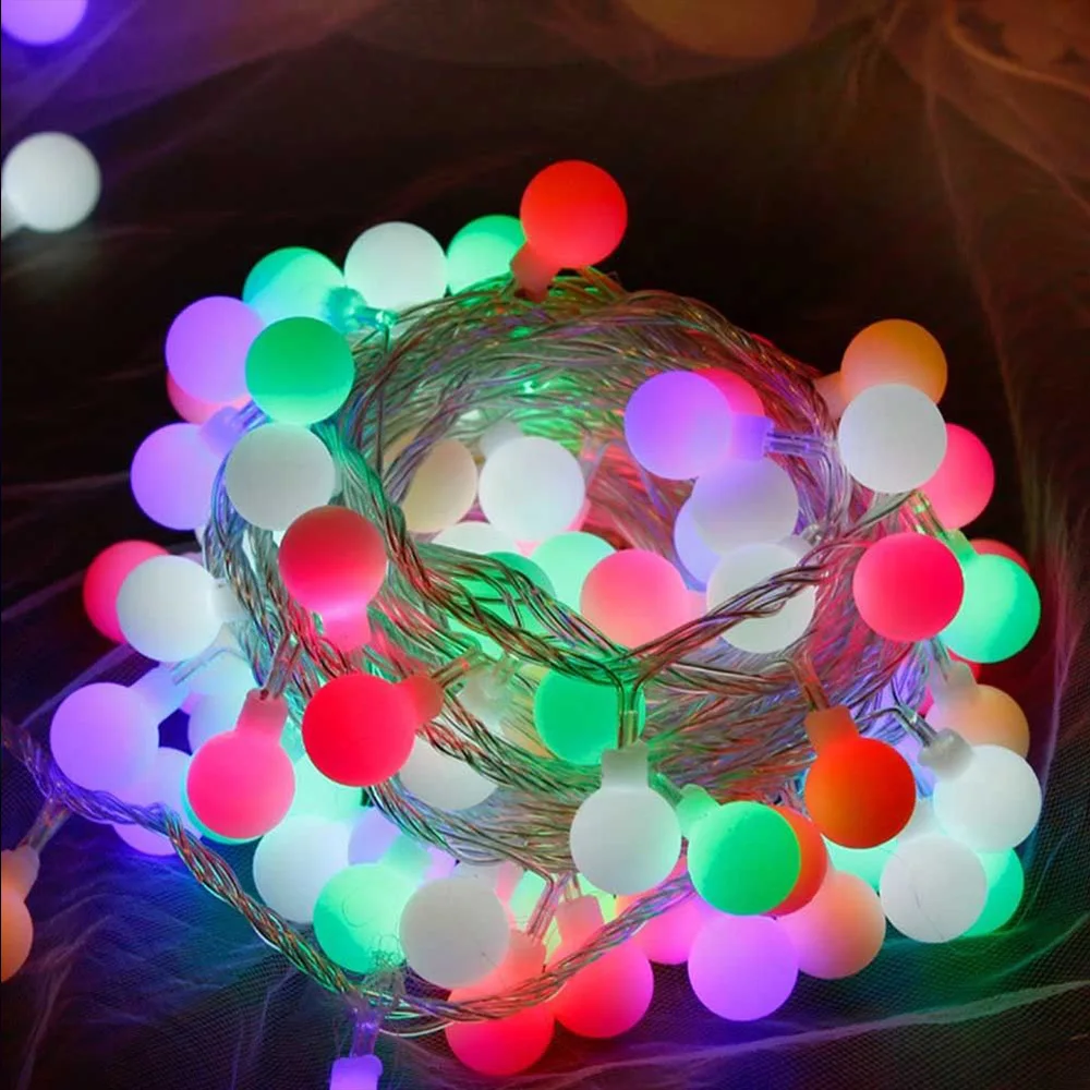 LED al aire libre Multicolor LED String Luces de Navidad Holiday Party decoración de la boda Luces LED Glow Party 28 piezas/40 piezas