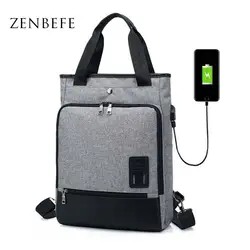Zenbefe Многофункциональный Бизнес Сумка Внешний USB зарядка Рюкзак для ноутбука 14 дюймов Сумка для ноутбука Бизнес рюкзак школьные рюкзаки