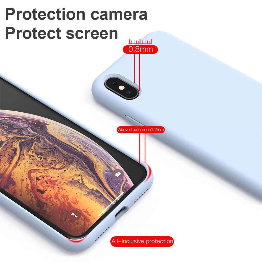 KEYSION роскошный жидкий силиконовый чехол для iPhone XS Max XR X Мягкий Жидкий ТПУ