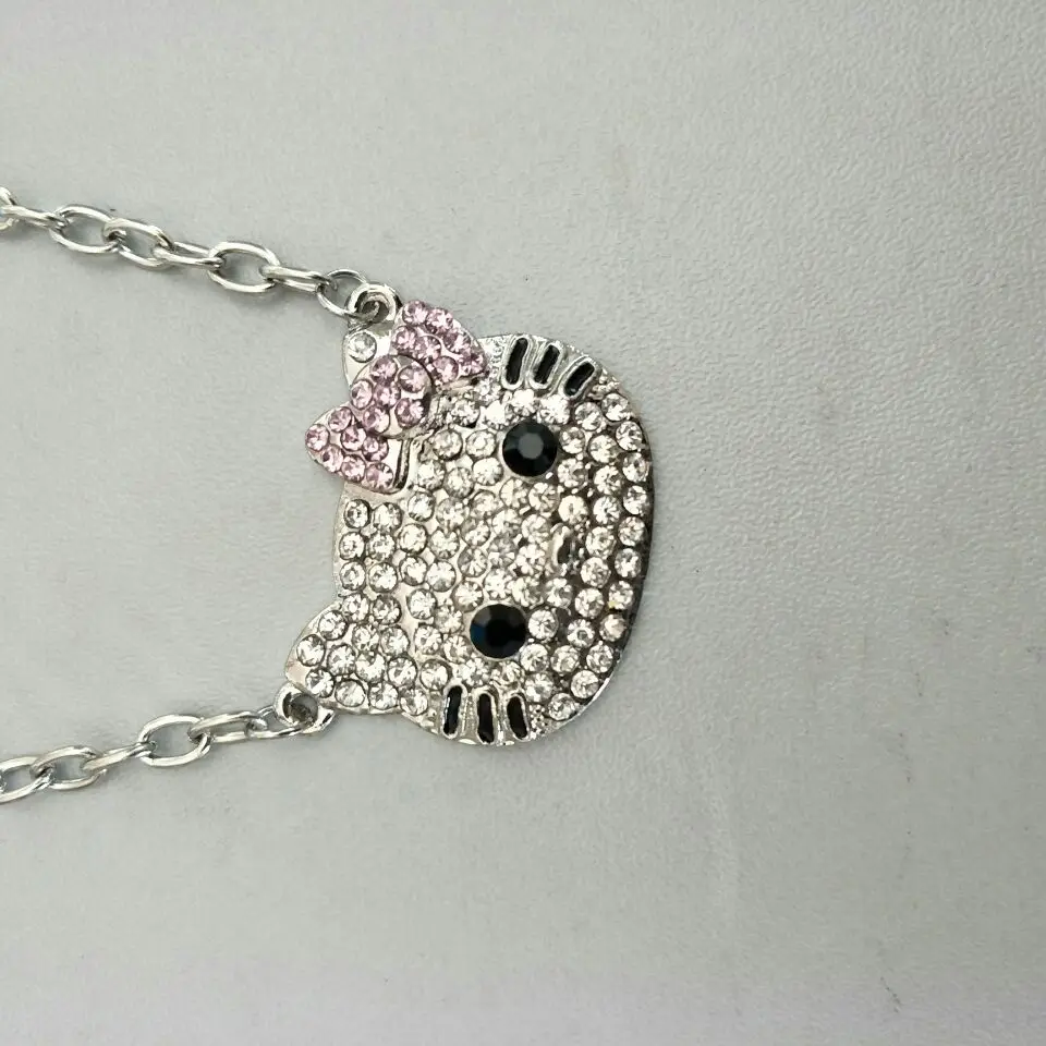 Цепочки и ожерелья cat Jewelry Bojiux Нержавеющая сталь цепи Цепочки и Ожерелья Подвески милый котенок кошка Цепочки и ожерелья s Модные украшения для женщин