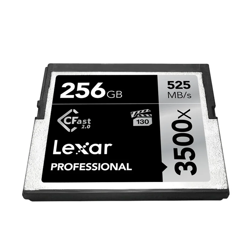 Lexar 3500X CF карт 525 МБ/с. 64 Гб 128 256 512 CFast 2,0 профессионалами Камера флэш-карты памяти 3D 4K видео памяти