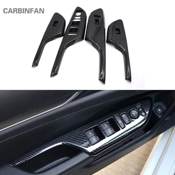 

Car Styling Glass lifting panel Cover Window Switch Panel Covers Trim For Honda Civic 10th Sedan Hatchback 2016 2017 C199