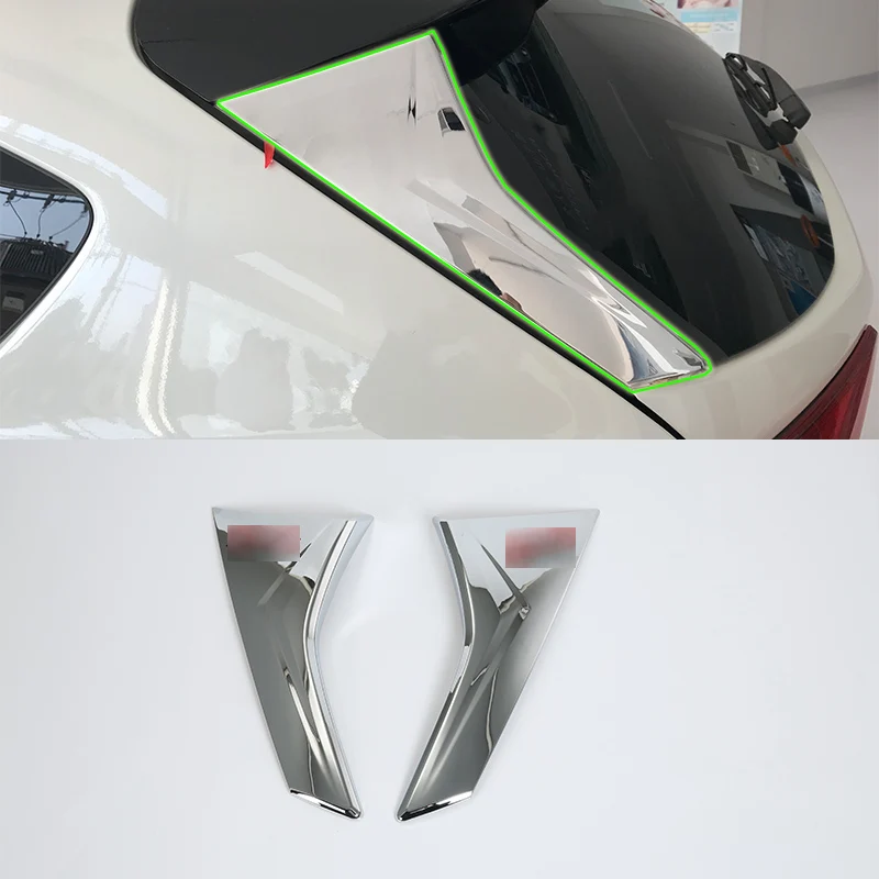 

OUBOLUN ABS exterior car accessories rear window trims high quality For SUBARU XV 2017