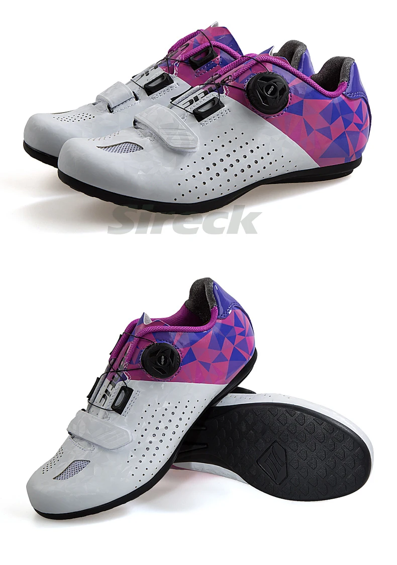 Santic Cycling Shoes Men Women MTB Mountain Road Bike Shoes Rubber Anti-slip Unlocked Bicycle Shoes Zapatillas Ciclismo