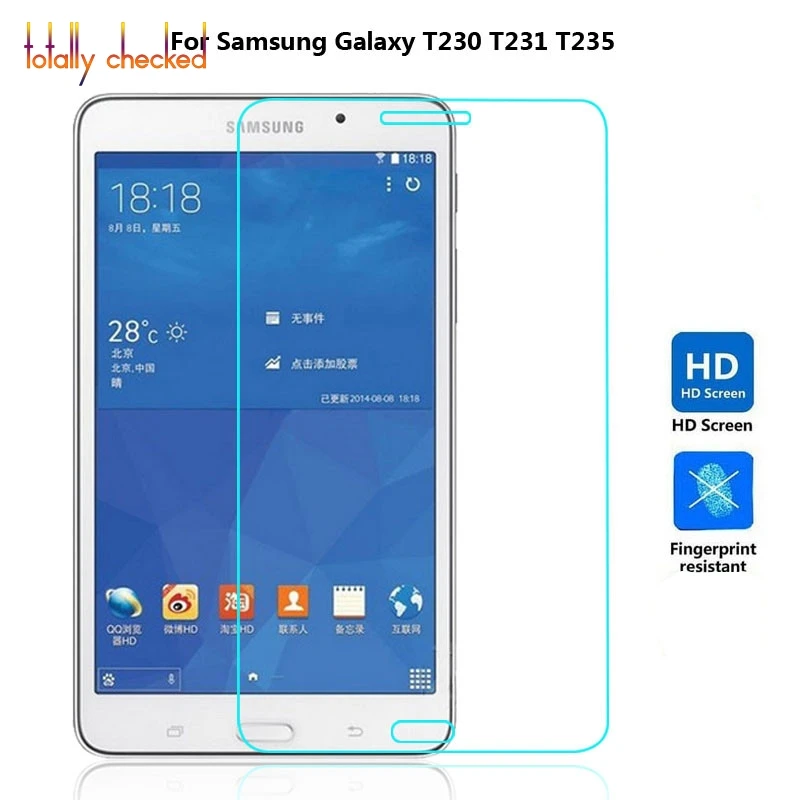Real Glass For Samsung Galaxy Tab 4 Tab4 7.0 T230 T231 T235 + Cleaning