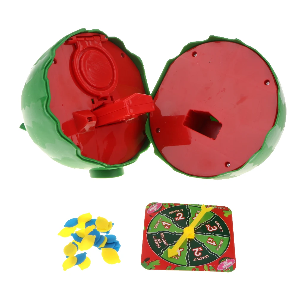Fun Water Challenge Toy - Watermelon Crack Game Party Roulette Game Prank Toys for Kids and Adult Family Game Props