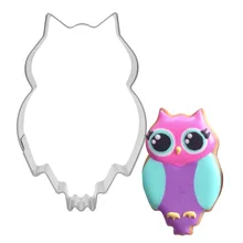 Из нержавеющей стали сова печенья резак яйцо инструменты для резки фруктов форма для блинов пресс для печенья штамп плесень украшения торта выпечки помадка