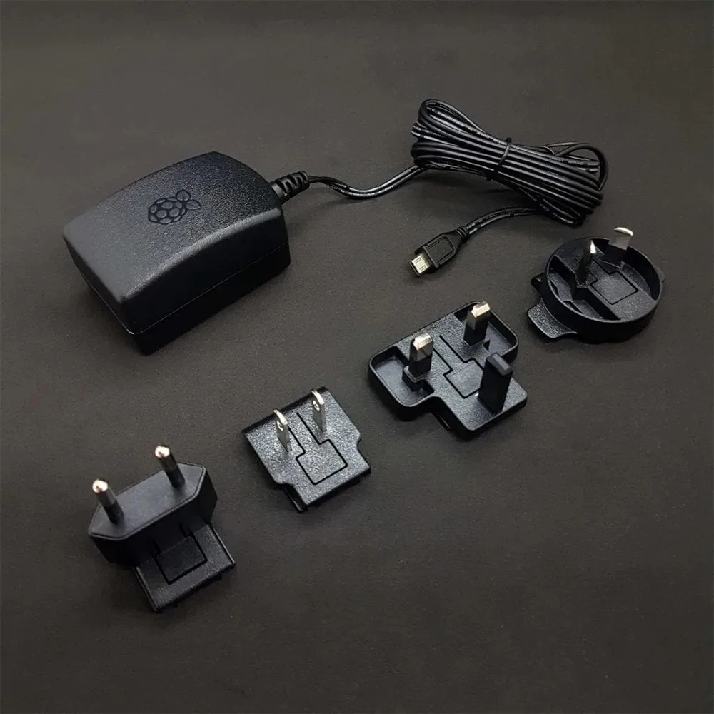 Официальный источник питания Raspberry Pi Foundation 5V 2.5A ЧЕРНЫЙ|Демонстрационные стенды| |