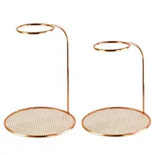 Двухслойный фильтр-капельница из нержавеющей стали для кофе, подставка для чайных чашек, подставка для домашнего приготовления, аксессуары для кофе