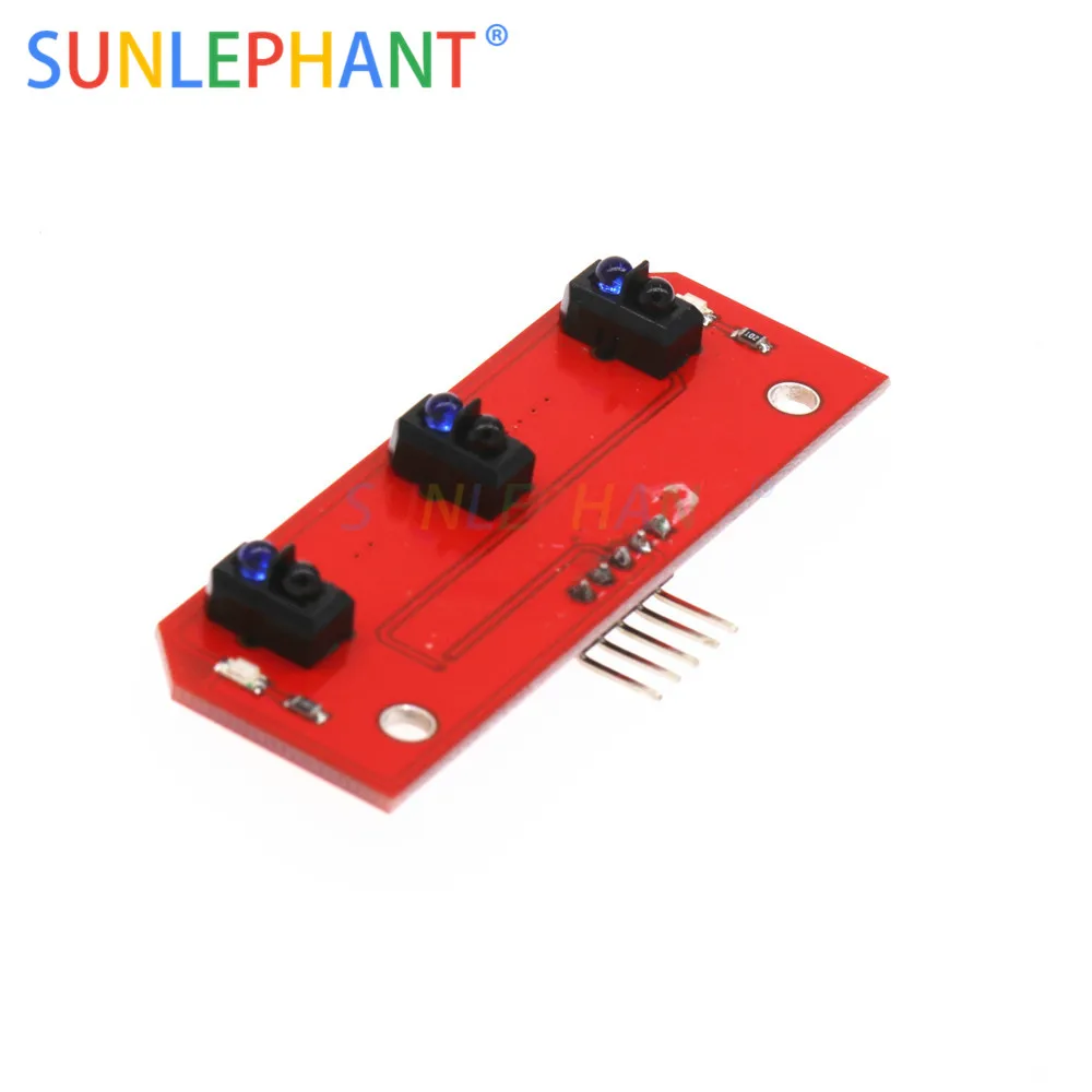 5V 3 Channel Infrared Line Track Tracking Tracker Sensor Module For ...