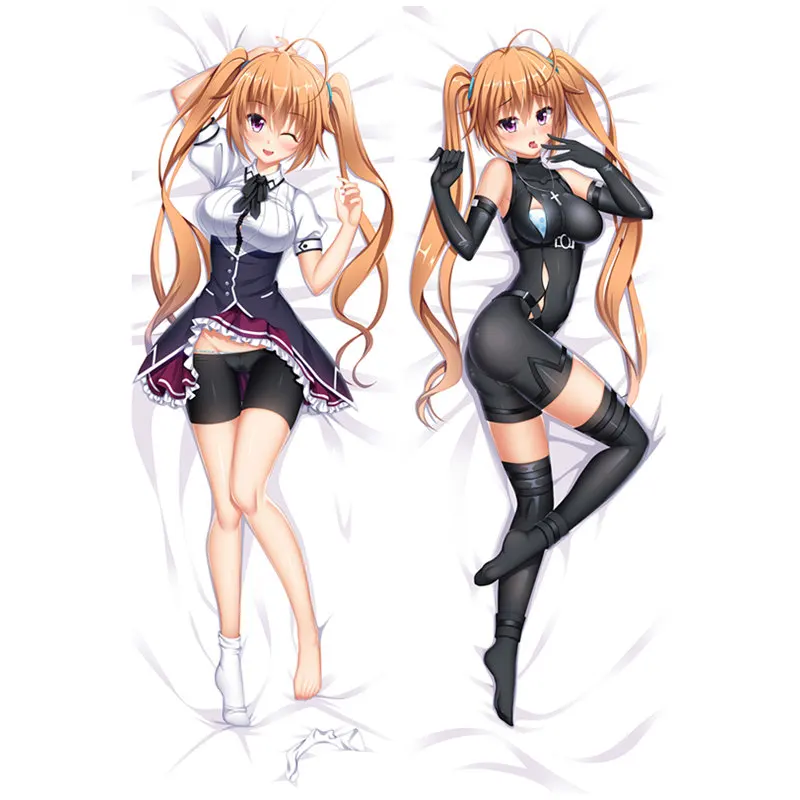 Аниме школа DXD наволочки средней школы Dakimakura Чехол сексуальные девушки 3D двухсторонние постельные принадлежности обнимая Наволочки для подушек HS01A - Цвет: Polyester