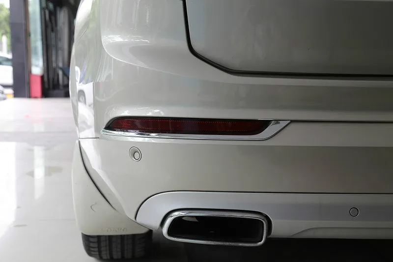 Для Volvo XC90- ABS Chrome передний и задний бампер противотуманных фар Крышка лампы Отделка автомобильный стиль аксессуары