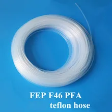 PFA тефлоновая трубка внутренний диаметр шланга 1,5 мм x 3 мм наружный диаметр трубки F46 прозрачная трубка FEP