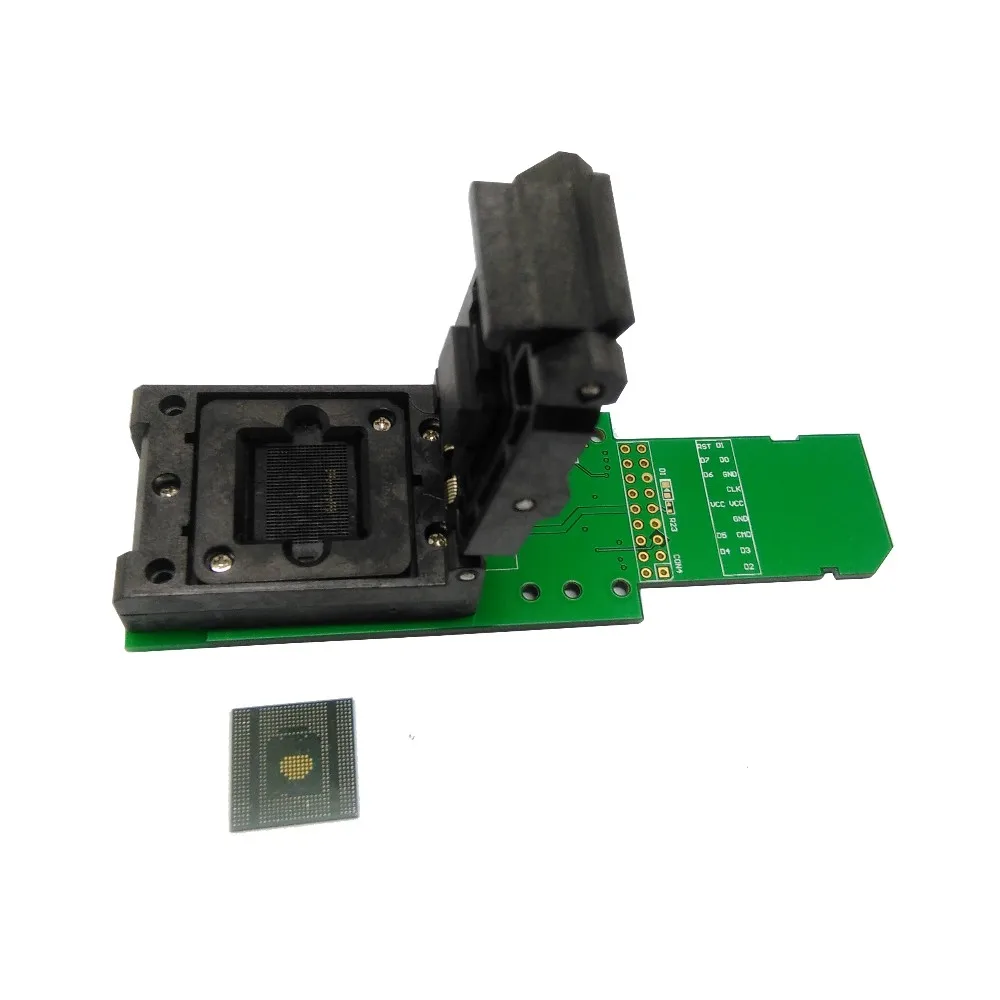 

eMCP529 / BGA529 reader test socket with SD interface,IC KMR210008M-A805 size 15*15mm for SAMSUNG Note4 Flash data recovery